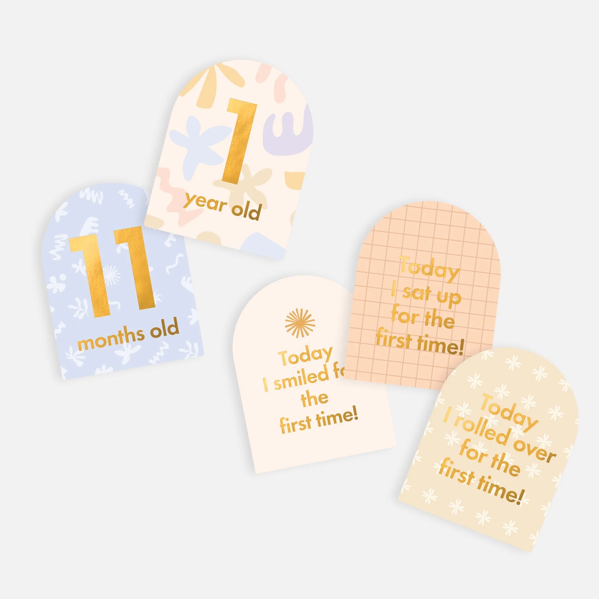 Baby Milestone Cards4 l Flower mint l Bendigo Florist