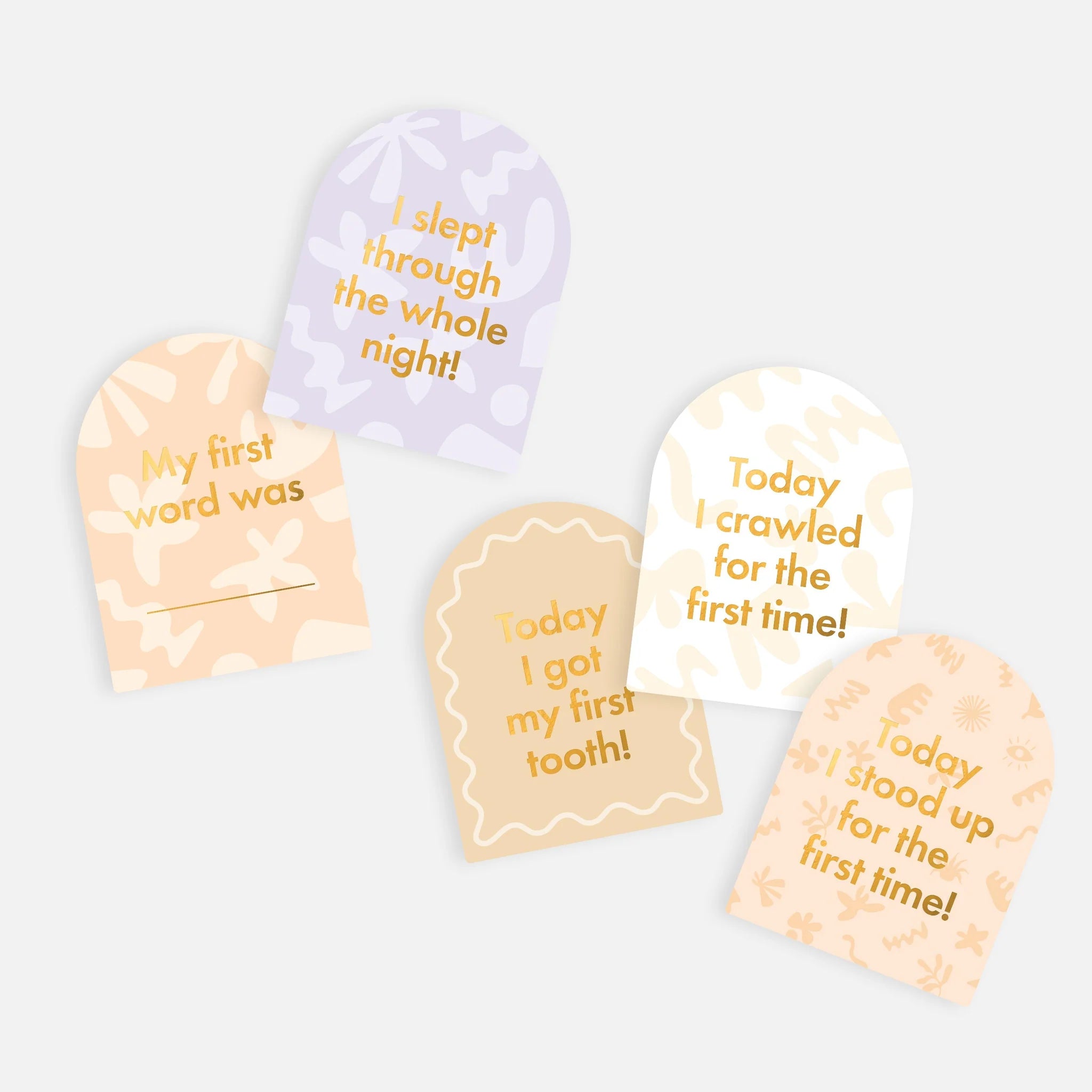 Baby Milestone Cards6 l Flower mint l Bendigo Florist