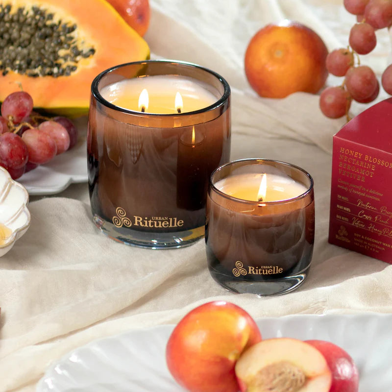 Nectarine candle l Flower Mint l Bendigo Florist