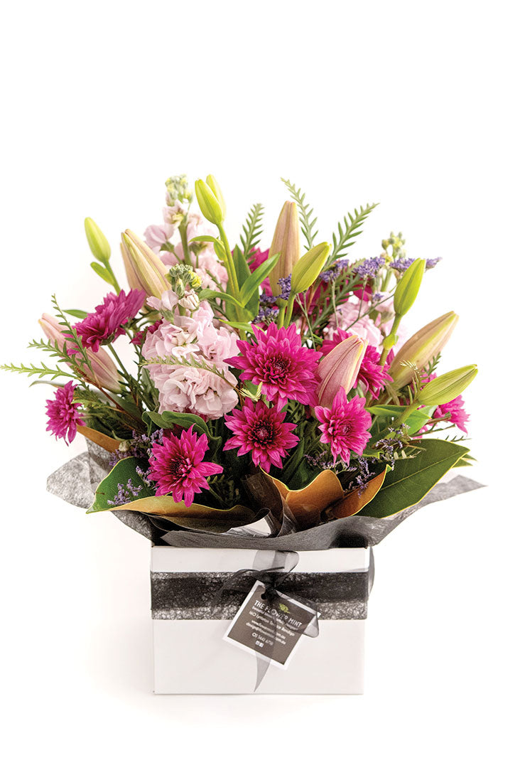 Bloom Box Bright Flower Mint Bendigo Florist