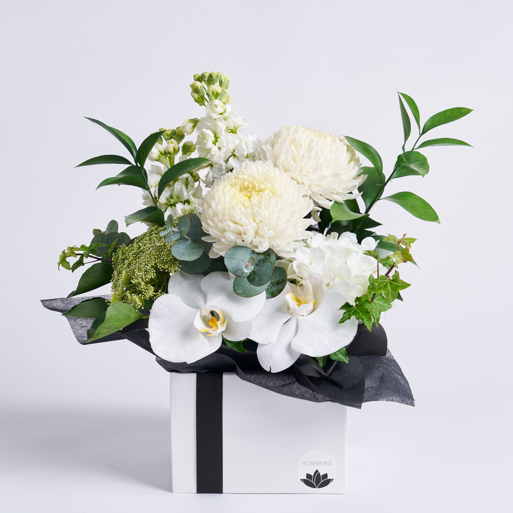 Box White l Flower Mint  Bendigo Florist