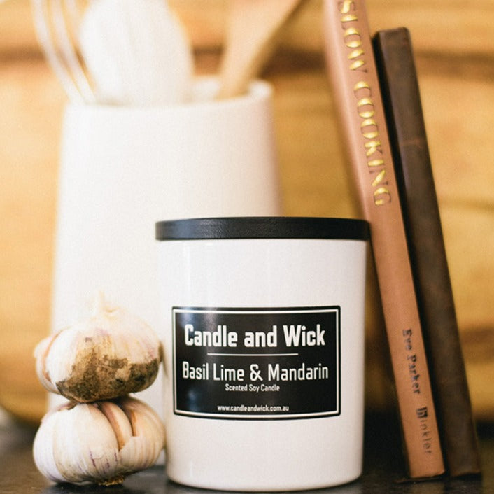Candle and Wick Basil Lime Mandarin