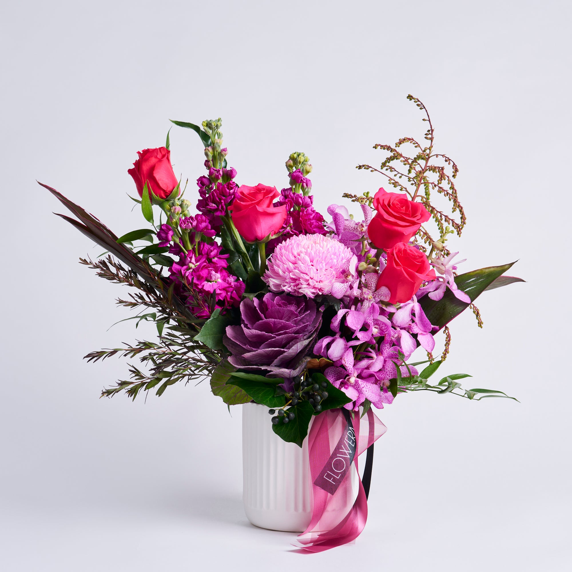 Ceramic_Pot_Bright_l_Flower_Mint_l_Bendigo_Florist