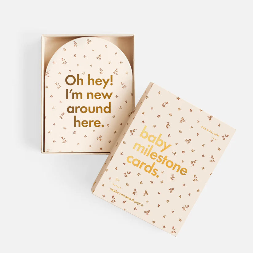 Fox & Fallow Baby Milestone Cards