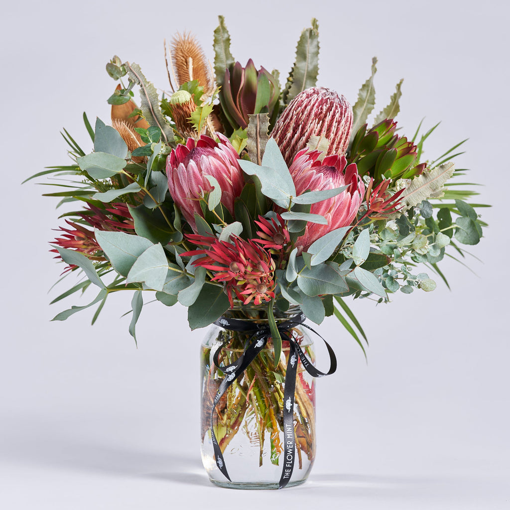 Jar of Blooms Rustic Native